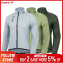 Santic Men's Cycling Windbreaker Summer UV Protection Bicycle Jackets Outdoor Windproof Reflective MTB/Road Riding Biker Jerseys