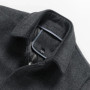 2024 Autumn and Winter Wool Coat Men's business Casual Trench Coat Men Woolen Coats Winter Coat with a down inner liner Men