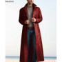 New Spring Autumn Men's Trend Solid Leather Jackets Extended PU Leather Coats Slim Korean Streetwear Men Moto Biker Punk Jackets
