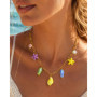 18K Gold Plated Pearl, Shell, Conch, Starfish Summer Beach Necklace for Women, Stainless Steel Waterproof Charm Jewelry