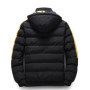 Ueteey Winter Warm Cotton Jacket Men 2023 Windproof Padded Thick Hooded Parkas Down Jakcets Casual Outdoor Mens Coat Streetwear