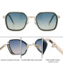 2026 Luxury Designer Square Sunglasses Men Vintage Metal Frame Geometric Sun Glasses Male Retro Driving Shades Fashion Eyewear