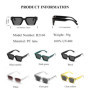 Ruiao 2026 Whole Luxury Premium Shades Designer Black Brand Sunglasses Mens Square lunette de soleil homme gafas de sol hombre