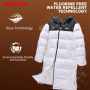 QIAODAN Hiking Down Jackets Men Women 2025 Winter Mountaineering Thickened Warm Coat Outdoor Medium Long Outerwear QXLGM3244050