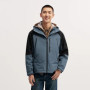 Semir Down Jacket Men Three-in-One 2024 Winter New Colorblocked Stand-Up Collar Protective Outerwear