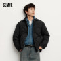 Semir Down Jacket Men Winter 80 Down Fill Three-Resistant Shirt-Style Liner 2025 New Patchwork Fashion Outerwear Men's Wear