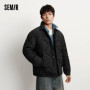 Semir Down Jacket Men Winter 80 Down Fill Three-Resistant Shirt-Style Liner 2025 New Patchwork Fashion Outerwear Men's Wear
