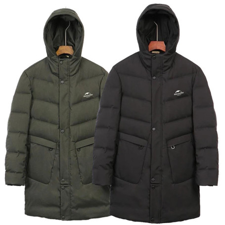 Naturehike Men Down Winter New Warm Thick Windproof Parkas Jackets Coat Men Autumn Fashion Hooded Slim Fit Casual Casual Parkas