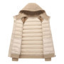 CHRLCK 90 Down Jackets Men Women Ultralight Hiking Camping Trekking Winter Coat Outdoor Windproof Warm Puffer Jacket Splicing