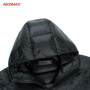 AEGISMAX 90 White Goose Down Jacket Men Ultralight Hooded Warm Coat Wind Protection Solid Color for Outdoor Hiking Camping Ski