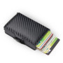 DIENQI Top Quality Wallet Men Money Bag Mini Purse Male Aluminium Rfid Card Holder Wallet Small Smart Wallet Thin Vallet Walet