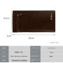 Men's Long Purse Men Wallets Double Zipper Men Clutch Wallets Business Large Capacity High Quality Brand Male Purse