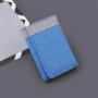 Canvas Wallet Men ID/photo Holders Black/blue/gray Card Holder Wallet Case 8 Slots Hasp Male Purse Credit Card Case