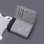 Canvas Wallet Men ID/photo Holders Black/blue/gray Card Holder Wallet Case 8 Slots Hasp Male Purse Credit Card Case