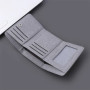 Canvas Wallet Men ID/photo Holders Black/blue/gray Card Holder Wallet Case 8 Slots Hasp Male Purse Credit Card Case