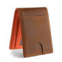 Vintage Crazy Horse Leather Wallet Men's Short Wallets RFID First Layer Cowhide