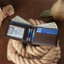Vintage Crazy Horse Leather Wallet Men's Short Wallets RFID First Layer Cowhide