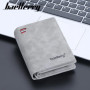 Baellerry Leather Men Wallets Zipper Short Desigh Wallet Hipster Credit Card Holders Inserts Coin Purses Vintage Walltes