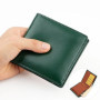 New Genuine Leather Men's Wallet Japanese Style Short Cowhide Multi-card Slot Coin Purse Wallets
