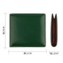 New Genuine Leather Men's Wallet Japanese Style Short Cowhide Multi-card Slot Coin Purse Wallets