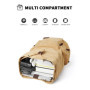 MOYYI Men Vintage Backpack Large Capacity 15.6inch Laptop Casual Bag For Commuter Travel Premium Durable Unsex Schoolbag