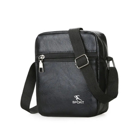 PU Leather Crossbody Messenger Bag For Men Office Worker Sling Shoulder Bags Travel Black Brown Khaki Handbags Small Totes