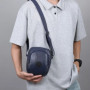 New PU Leather Men's Casual Bag Brown Black Large Capacity Shoulder Messenger Bags Waterproof Crossbody Bag Men