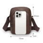 New PU Leather Men's Casual Bag Brown Black Large Capacity Shoulder Messenger Bags Waterproof Crossbody Bag Men