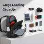HcanKcan Men's Multifunction Shoulder Bag Waterproof Travel Sling Chest Bags Fashion Sport Crossbody Bag School Messenger Pack