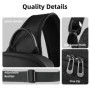 HcanKcan Men's Multifunction Shoulder Bag Waterproof Travel Sling Chest Bags Fashion Sport Crossbody Bag School Messenger Pack