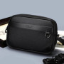 PU Leather Sling Bag Minimalist Business Shoulder Bag Perfect for Daily Commute Travel New trend Men's Stylish Crossbody Bag