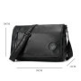 Fashion Design Crossbody Bags Men Large Capacity Messenger Bag Men Shoulder Messenger Bags Luxury PU Leather Laptop Book Bag