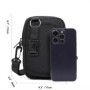 Waterproof Crossbody Bag Waist Bag for Men's Mobile Phone Casual Shoulder Bag Small Bag Lightweight One Shoulder Crossbody Bag