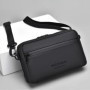 Men's Crossbody Bag Small Square Shoulder Pack for Business Commute Casual Chest Bag for Daily Use Travel Messenger Bags for Men