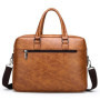 Men Oil Waxy Leather Antique Design Black Business Briefcase 16" Laptop Document Case Attache Messenger Bag Tote Portfolio
