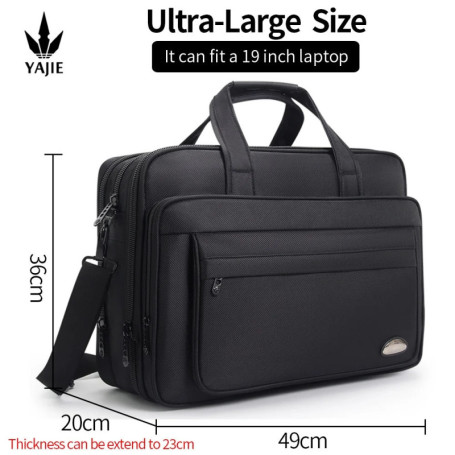 Large Capacity Briefcase Bag Men Business Bag 15.6 inch 17" 19" Laptop Bag Shoulder Bags Canvas Handbags Notebook Bag messenger
