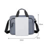 New Men's Large-capacity Horizontal Shoulder Bag Messenger Bag Briefcase Multifunctional Simple A4 Book Handbag Business Bag 가방