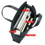 2025 Men’s Oxford Business Briefcase, Multi-Layer A4 Office Handbag with Zipper, Large Capacity Casual Conference Bag