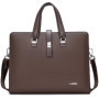 Business Commuter Laptop Bag Men Large Capacity 15 inch Briefcase Men Handbags Luxury PU Leather Crossbody Bags Male Satchels