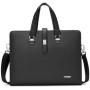 Business Commuter Laptop Bag Men Large Capacity 15 inch Briefcase Men Handbags Luxury PU Leather Crossbody Bags Male Satchels
