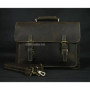 Vintage Crazy Horse Genuine Leather Men Briefcase 15" Laptop Bag Work Business Bag Shoulder Messenger Bag Male Tote Handbag M088