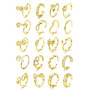 Bobisty Toe Rings Ankle Bracelets for Women Gold Plated Anklet Toe Rings Open Tail Ring Adjustable Beach Foot Jewelry for Summer