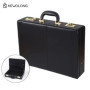 PU Leather Combination Lock Briefcase, Laptop & Document Carry On Suitcase, Money Organizer Travel Case, Fast Shipping