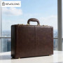 PU Leather Combination Lock Briefcase, Laptop & Document Carry On Suitcase, Money Organizer Travel Case, Fast Shipping