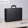 PU Leather Combination Lock Briefcase, Laptop & Document Carry On Suitcase, Money Organizer Travel Case, Fast Shipping