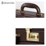 PU Leather Combination Lock Briefcase, Laptop & Document Carry On Suitcase, Money Organizer Travel Case, Fast Shipping