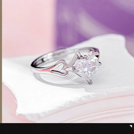 Honkai Star Rail Ring Amphoreus Rings for Women Cyrene Jewelry Party Fashion Trend Silver Color Metal Accesorios Rhinestone Gift