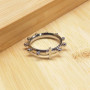 Christian Jesus Cross Ring for Women Men Stainless Steel Gold Color Lord Catholic Rosary Finger Rings Jewelry anillo RRR41S02