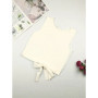 Sexy Lace Tank Top Bow Tied Crop Top Women Backless Hollow Out Sleeveless Shirt Korean Fashion 2024 New