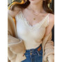 Lace Tank Top Women Cropped Cute Camis Sexy White Tank Tops Female Korean Sleeveless Black Vest Summer 2026 Coquette Y2k Clothes